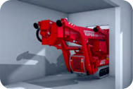 Teupen fits through a standard doorway